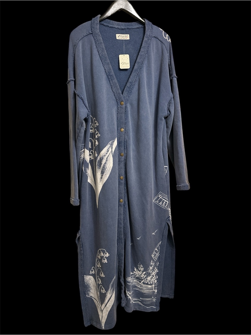 FREE PEOPLE DUTCH MAXI CARDI NWT SIZE M - Picture 5 of 8